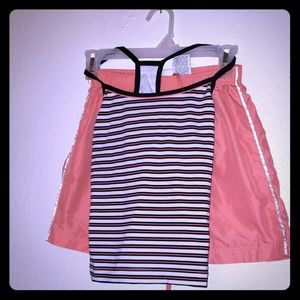 Work out tank and shorts